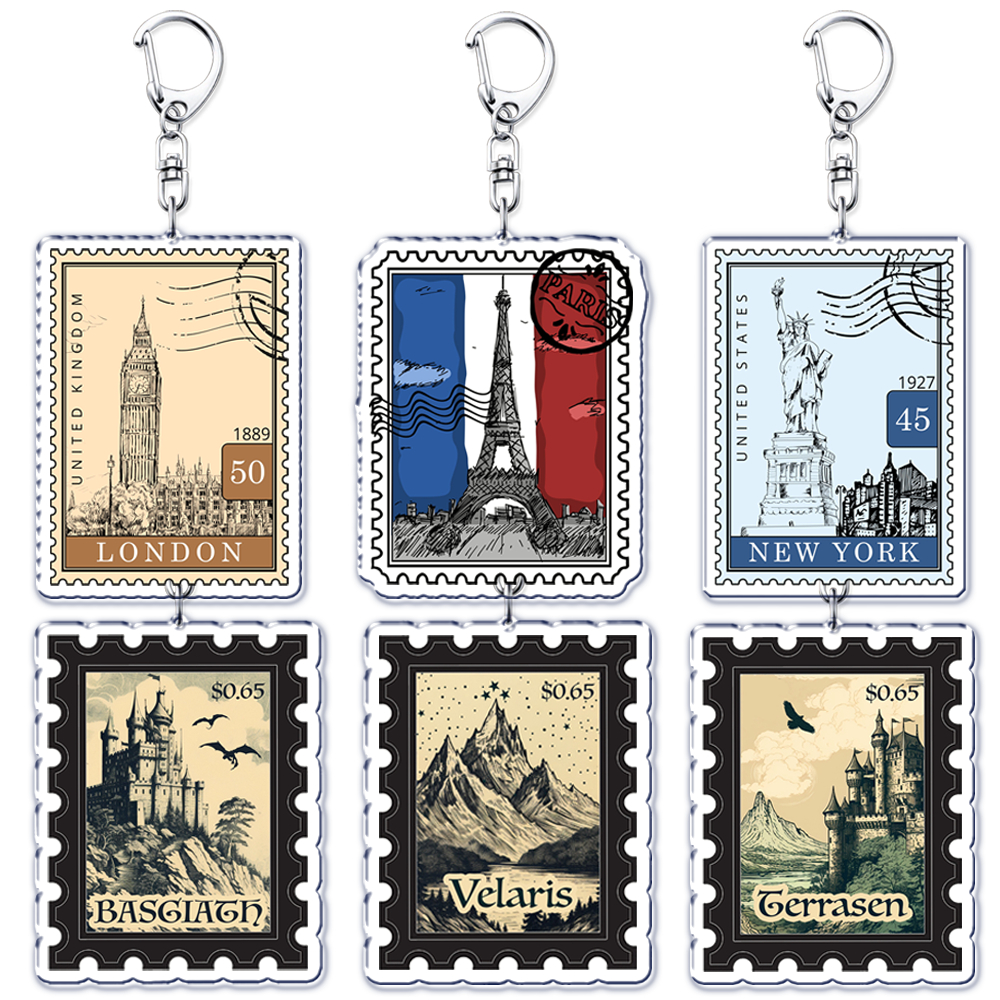 Travel Accessories New York - Hot Travel Cites Souvenir Post Stamps