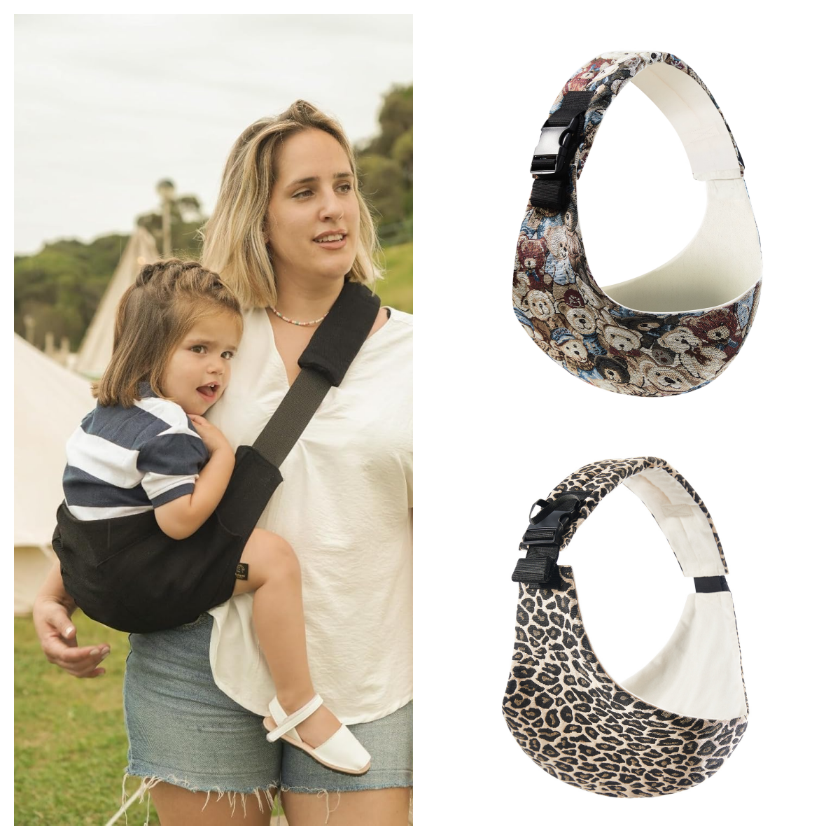 Travel Accessories For 2 Year Old - Baby Carrier Newborn Crossbody Wrap Baby