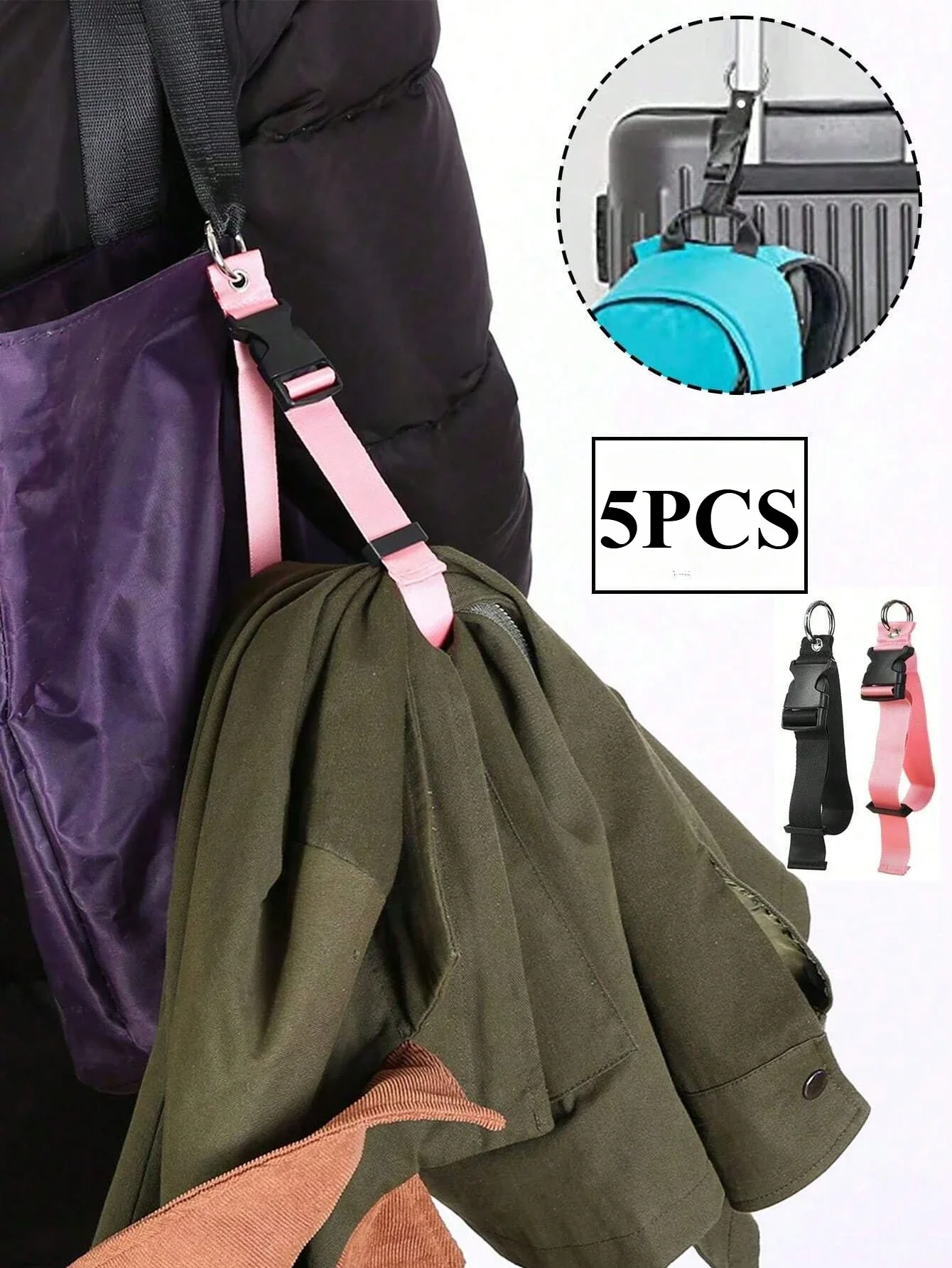 Travel Accessories Gifts For Women - Portable Anti-Theft Luggage Strap Durable Outdoor