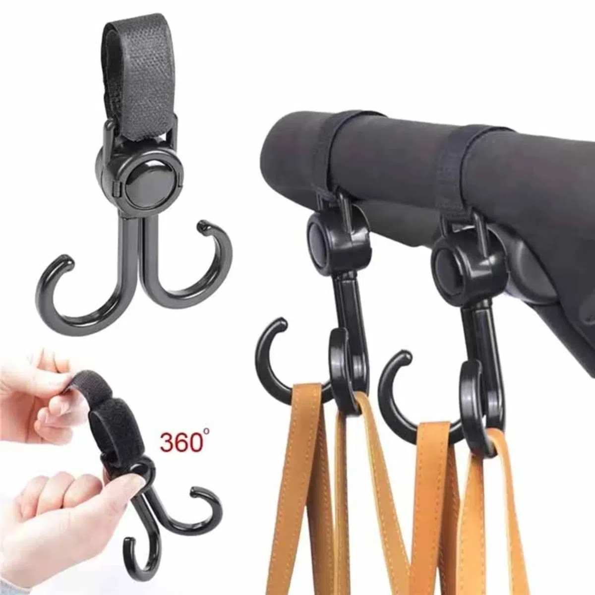 Rotatable Double Hooks Baby St - огляд і ціна Travel Accessories For 2 Year Old