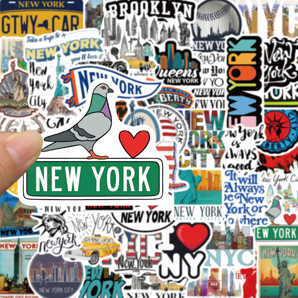 10/50PCS Cute New York City St - огляд і ціна Travel Accessories New York