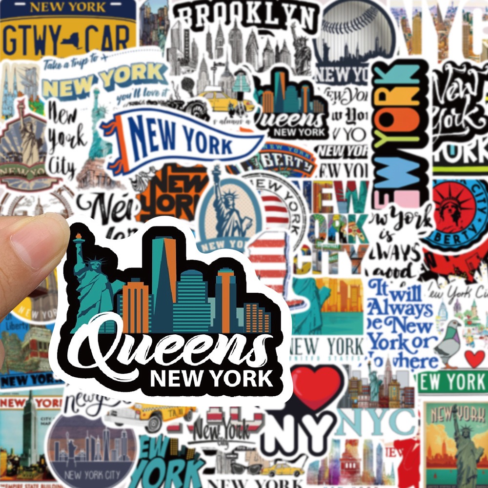 10/50PCS Cute New York City St - огляд і ціна Travel Accessories New York