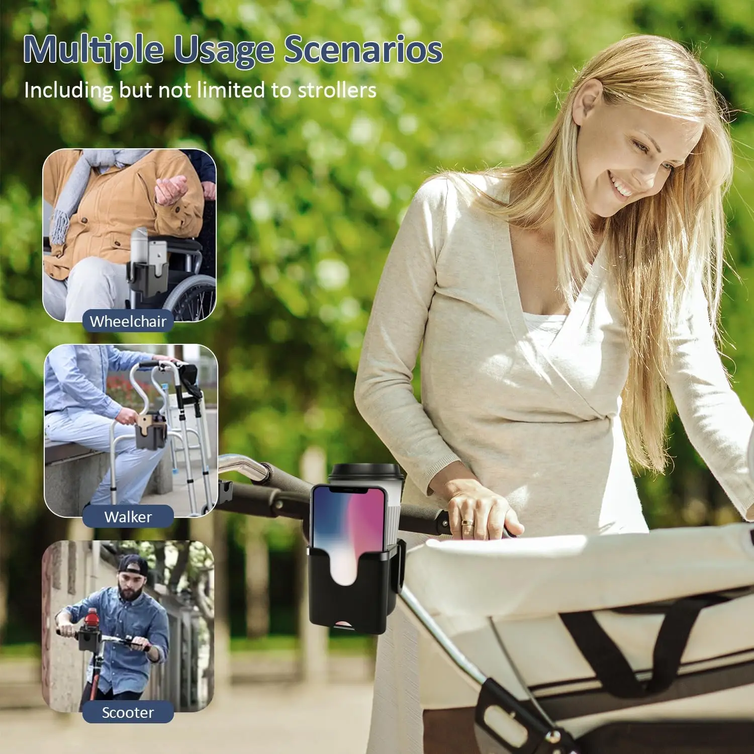 Anti-Slip Pram Cup Holders for - огляд і ціна Travel Accessories For 2 Year Old