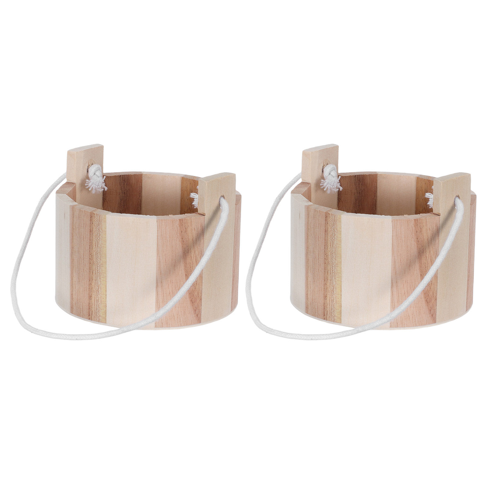 2Pcs 4 Inch Mini Wooden Sauna  - огляд і ціна Travel Accessories Set