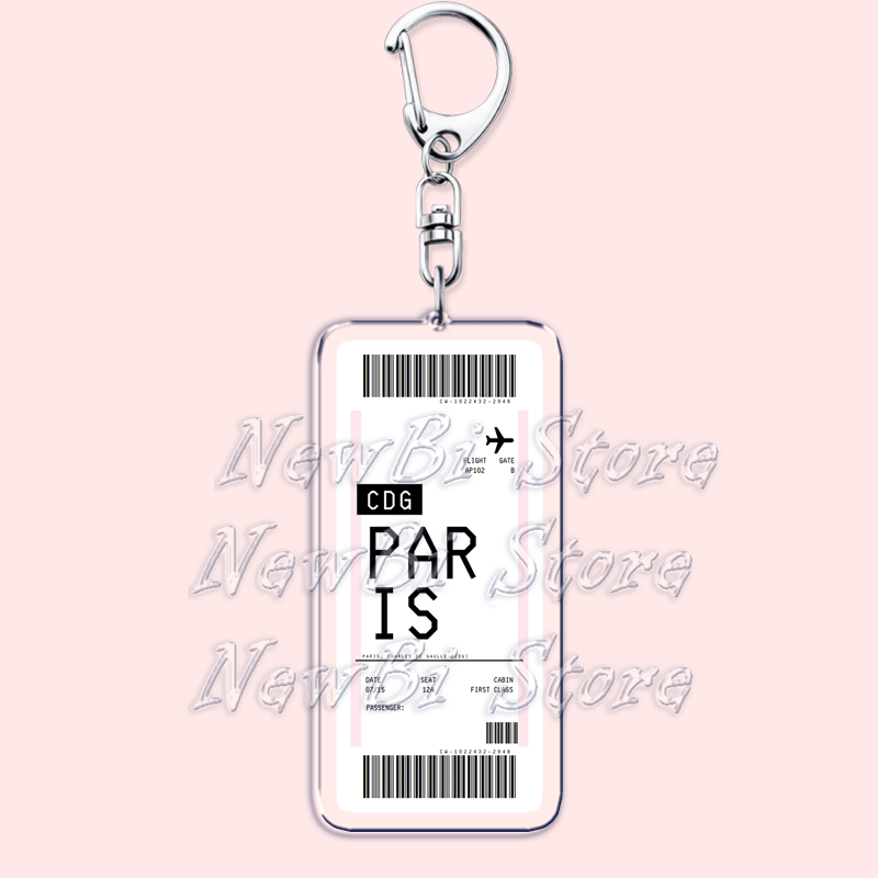 Plane Ticket Boarding Pass Key - огляд і ціна Travel Accessories New York
