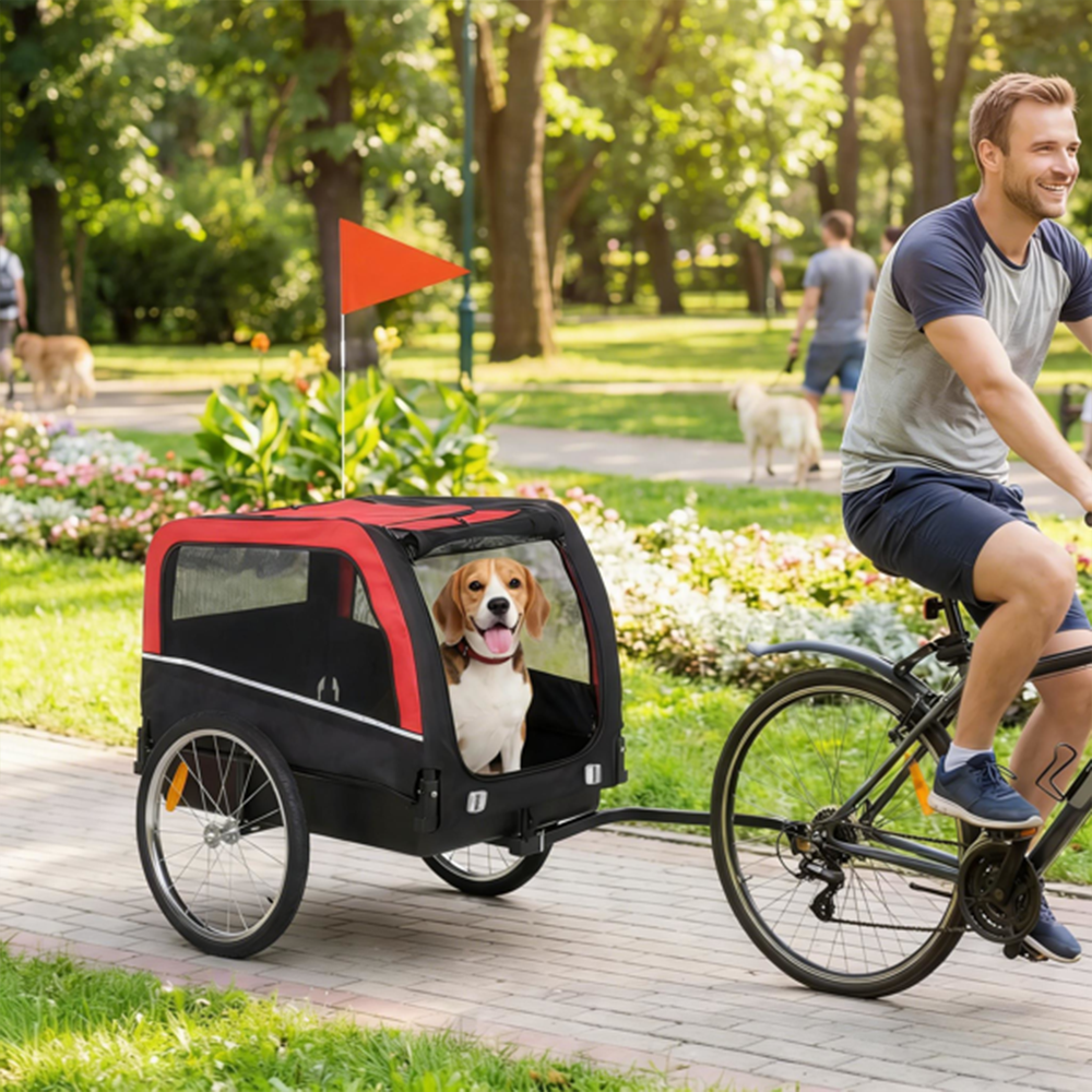 Dog Bike Trailer Pet Cart Bicy - огляд і ціна Travel Accessories In Store
