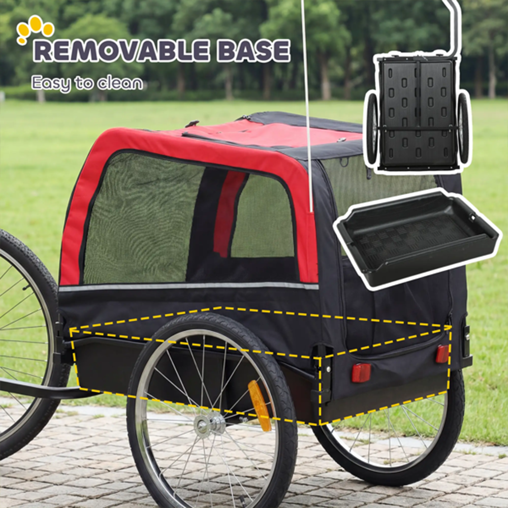 Dog Bike Trailer Pet Cart Bicy - огляд і ціна Travel Accessories In Store
