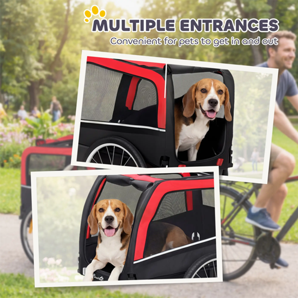 Dog Bike Trailer Pet Cart Bicy - огляд і ціна Travel Accessories In Store
