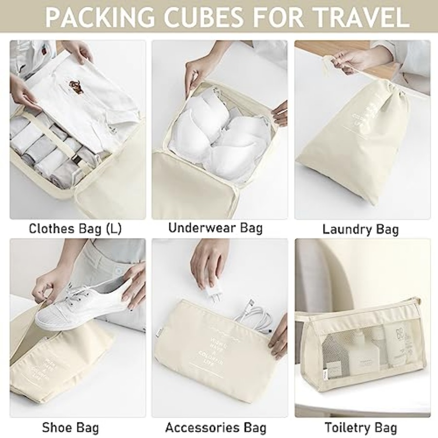 8 Set Packing Cubes for Travel - огляд і ціна Travel Accessories Set