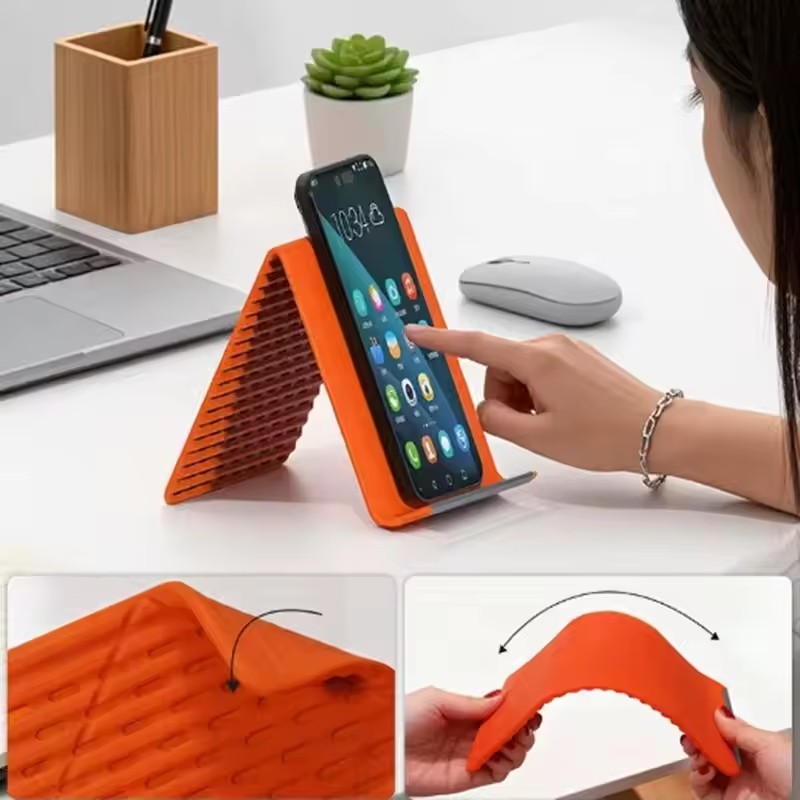 Lazy Portable Phone Stand Sili - огляд і ціна Travel Accessories Gadget