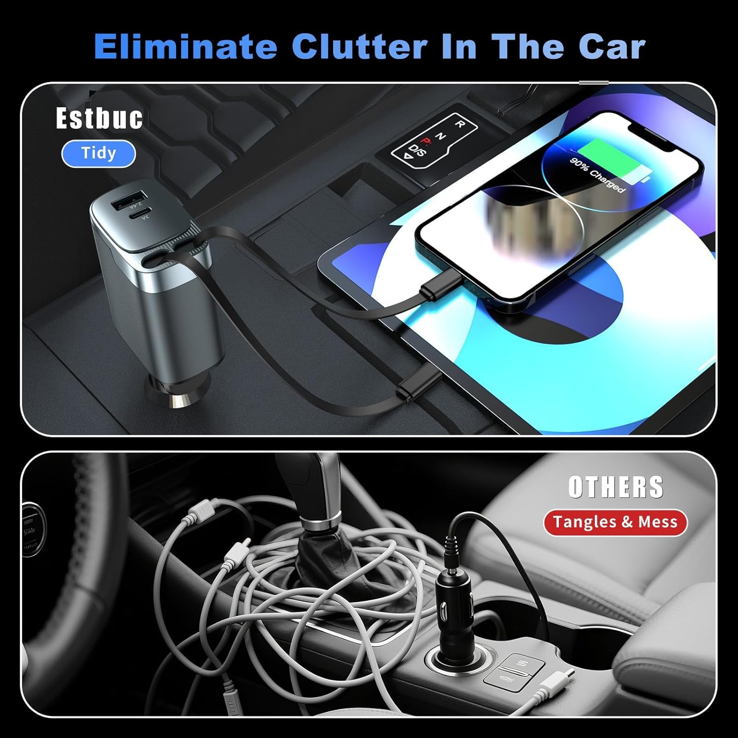 Retractable Car Charger 4 in 1 - огляд і ціна Travel Accessories Inc