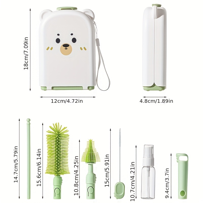Travel Baby Bottle Brush Set - - огляд і ціна Travel Accessories For 2 Year Old