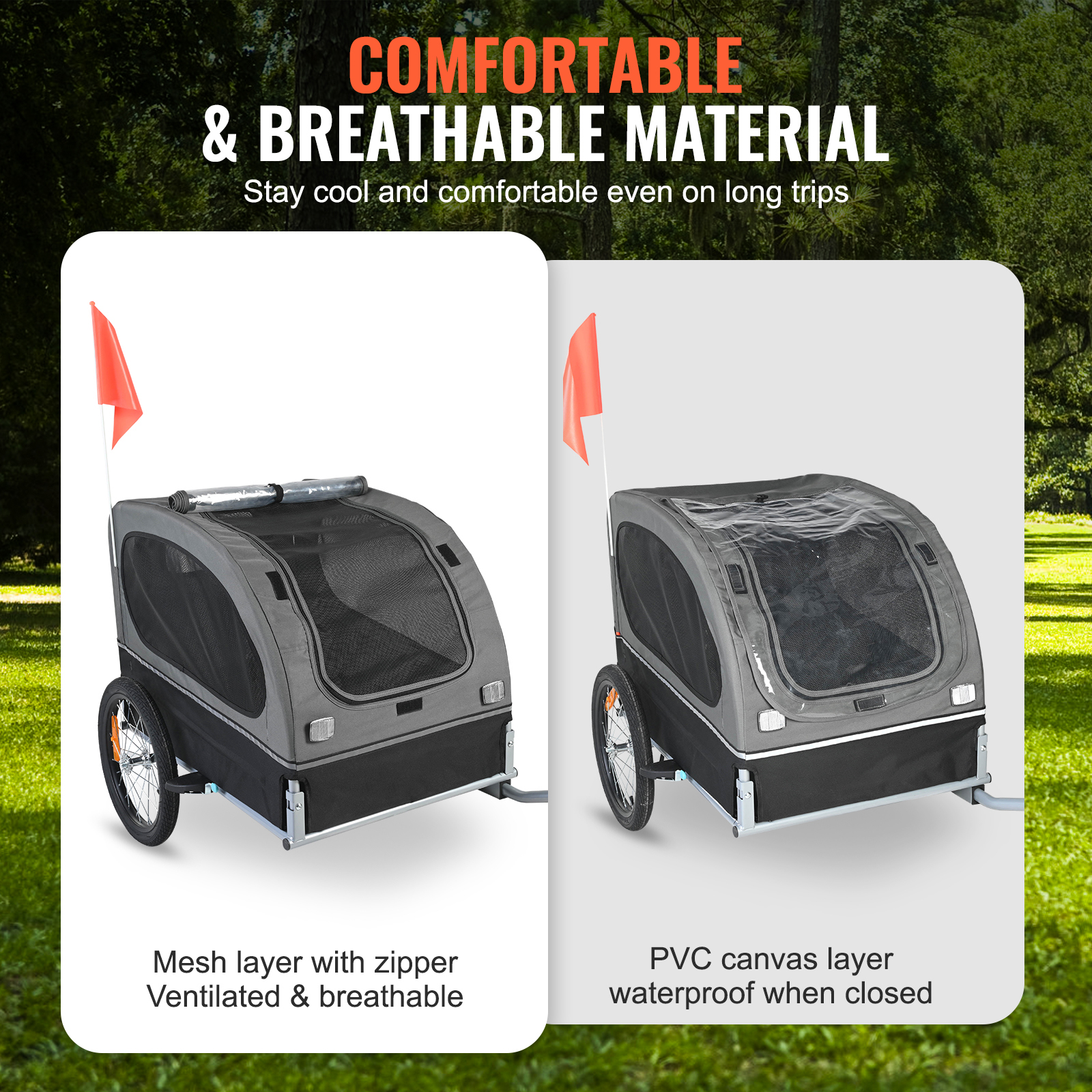 SucceBuy 88lbs Dog Bike Traile - огляд і ціна Travel Accessories In Store