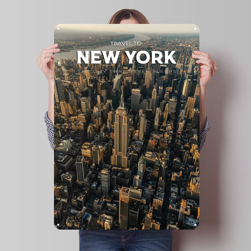 New York Travel Print Metal Si - огляд і ціна Travel Accessories New York