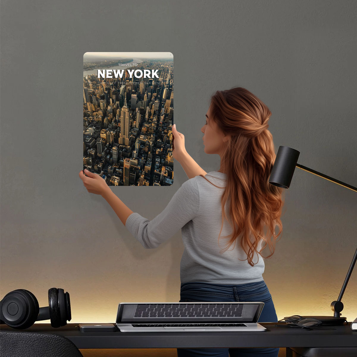 New York Travel Print Metal Si - огляд і ціна Travel Accessories New York