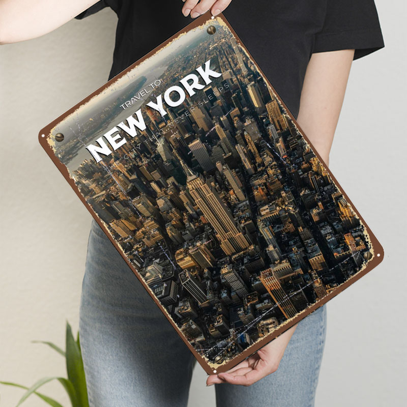 New York Travel Print Metal Si - огляд і ціна Travel Accessories New York