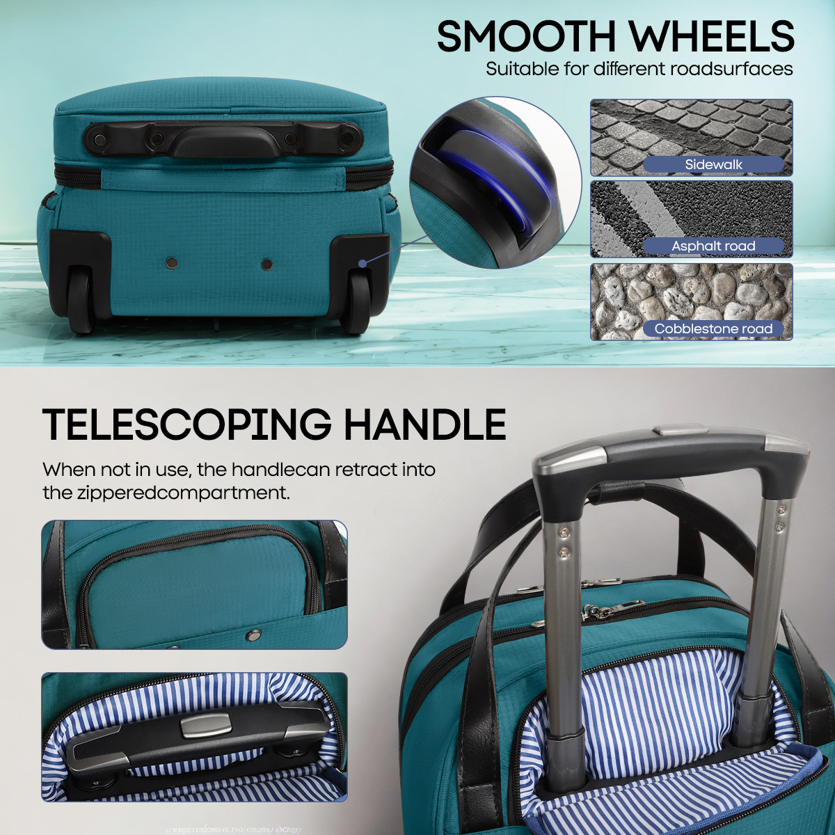 Underseat Carry-on Luggage wit - огляд і ціна Travel Accessories New York