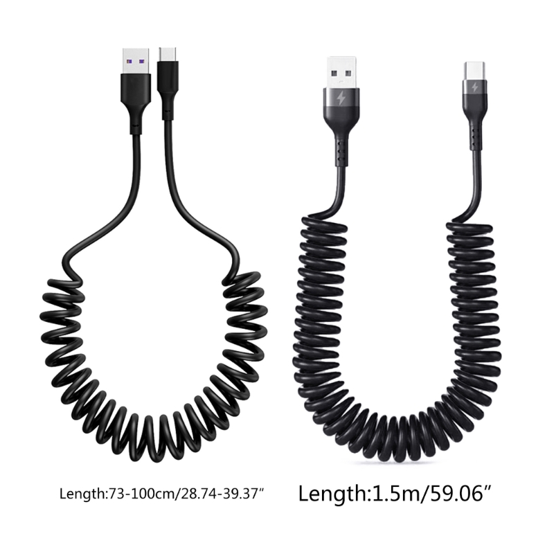 Curly USB A to USB C Fast Cord - огляд і ціна Travel Accessories Inc