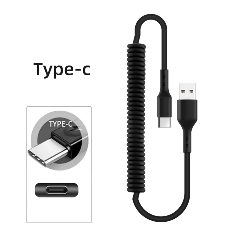 Curly USB A to USB C Fast Cord - огляд і ціна Travel Accessories Inc