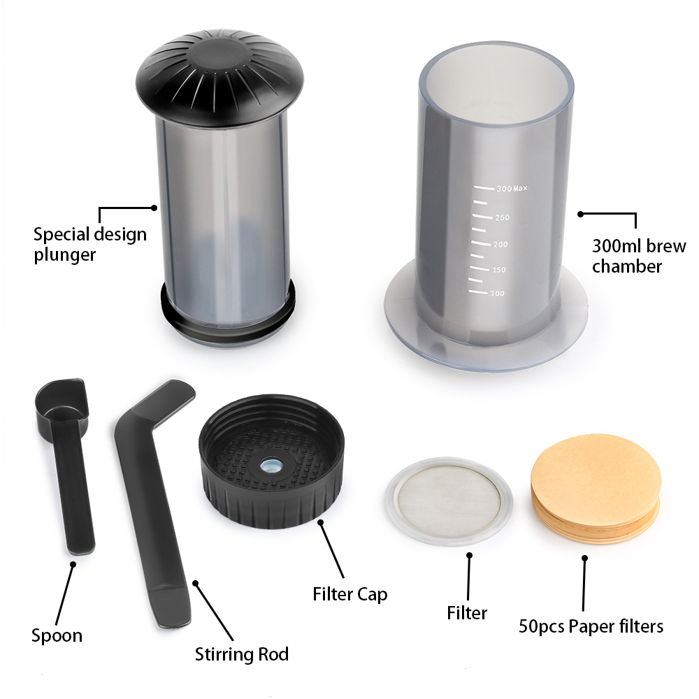Portable Coffee Tea Maker for  - огляд і ціна Travel Accessories Set