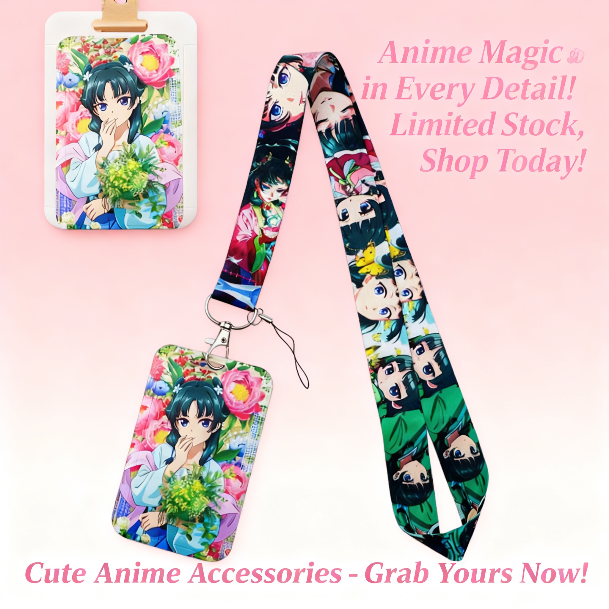 Cute Anime Girl Lanyard Neck S - огляд і ціна Travel Accessories Gadget