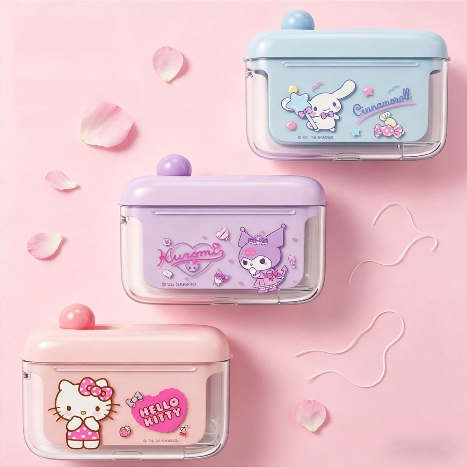 Sanrio Kawaii Floss Box Pouch  - огляд і ціна Travel Accessories Wholesale