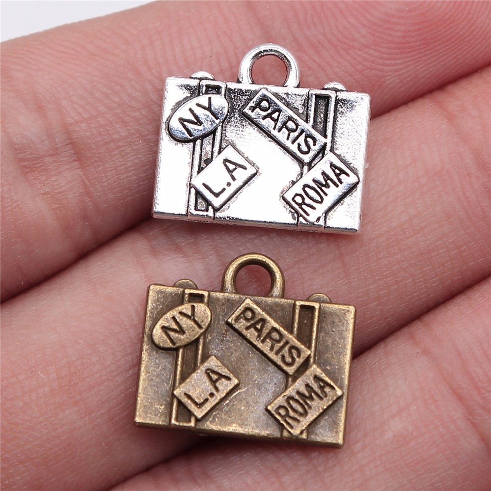 WYSIWYG 5pcs 15x16mm Charms Tr - огляд і ціна Travel Accessories New York