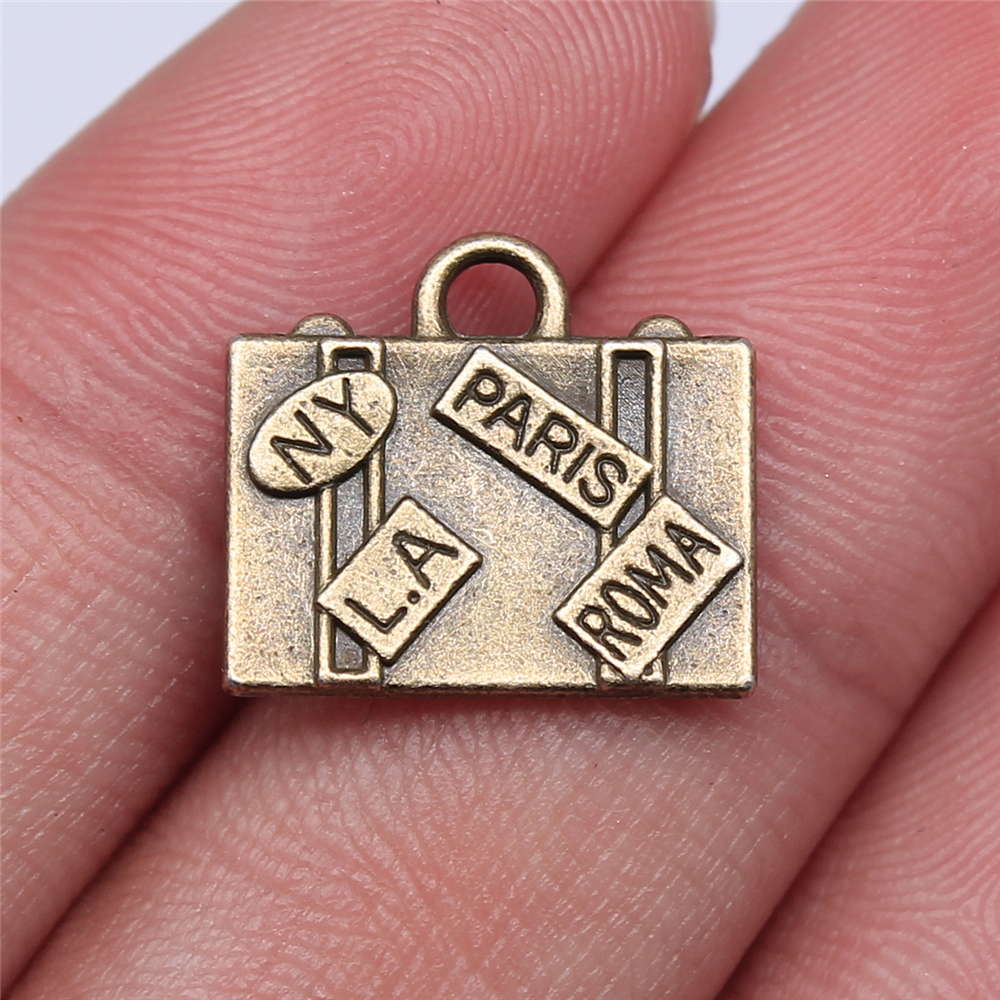 WYSIWYG 5pcs 15x16mm Charms Tr - огляд і ціна Travel Accessories New York