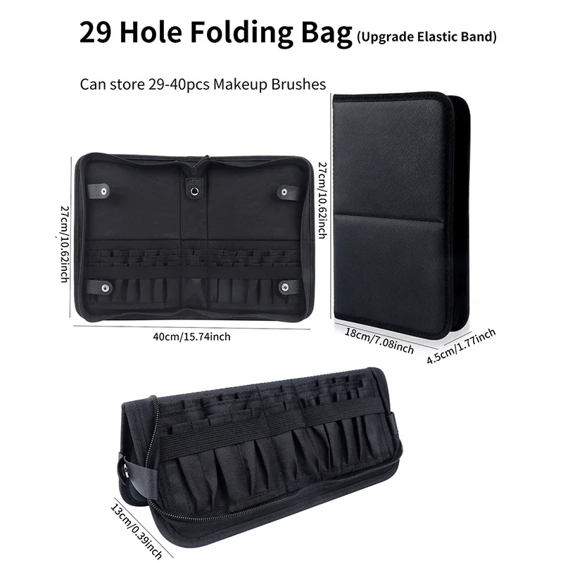 29/23 Holes Foldable Makeup Br - огляд і ціна Travel Accessories Set