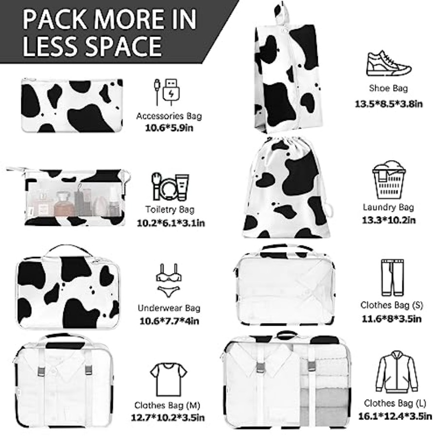 8 Set Packing Cubes for Travel - огляд і ціна Travel Accessories Set