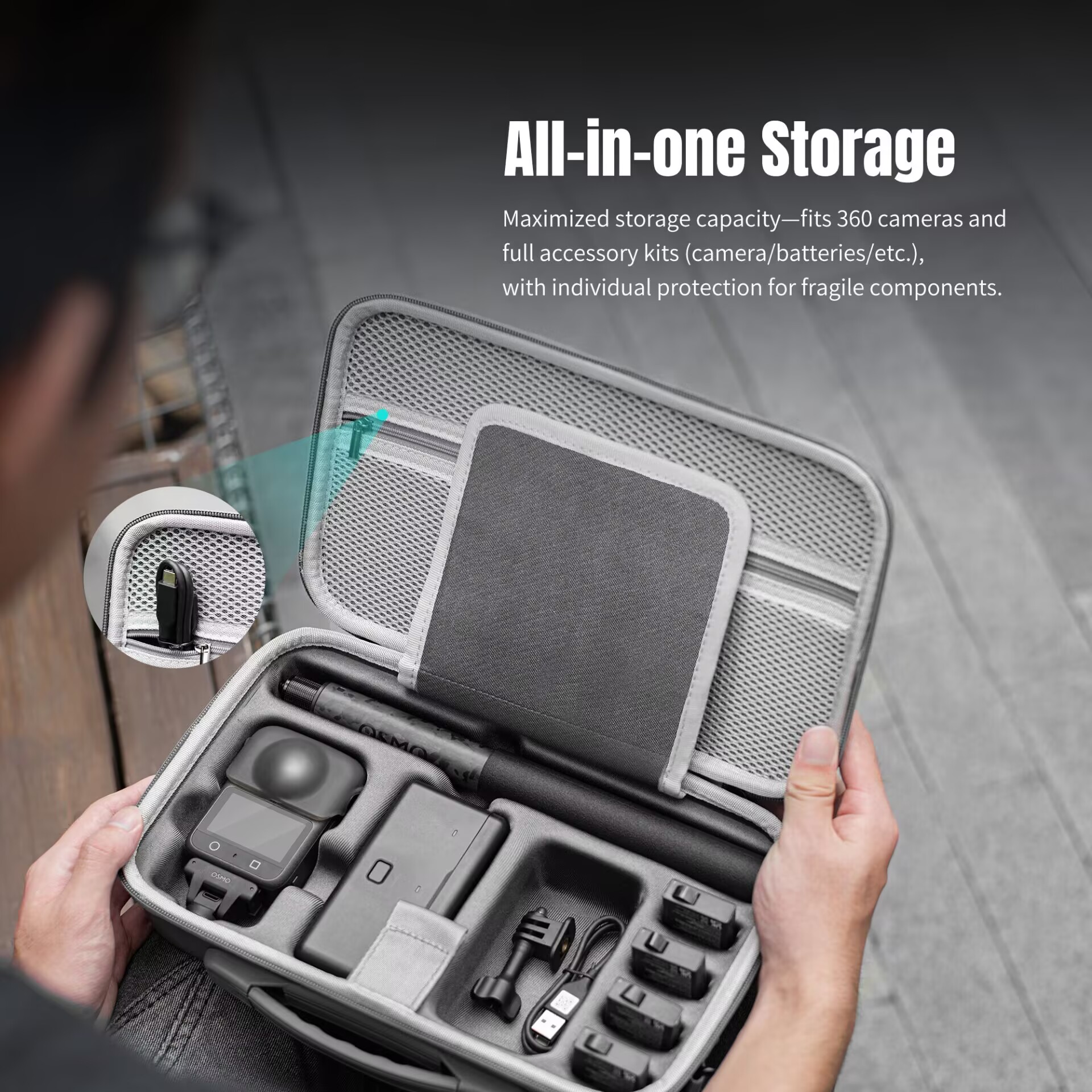 STARTRC Storage Bag for DJI OS - огляд і ціна Travel Accessories Car