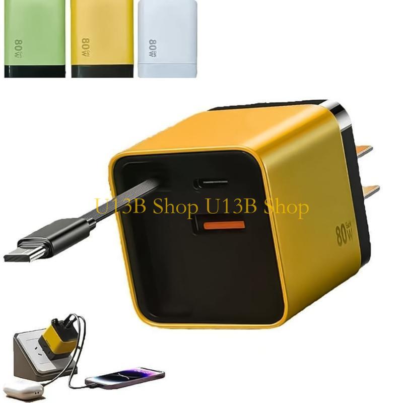 U13B 80W Fast Retractable USB  - огляд і ціна Travel Accessories Inc